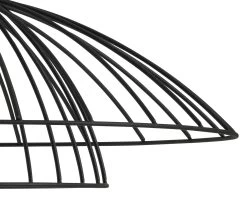 Habitat Kiso 2 Tier Wire Pendant Shade - Black -Habitat Store 9406430 R Z002A