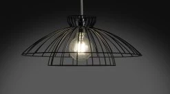 Habitat Kiso 2 Tier Wire Pendant Shade - Black -Habitat Store 9406430 R Z002C