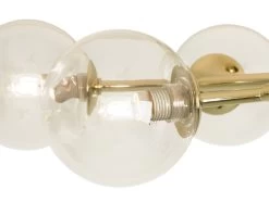 Habitat Molecular 6 Light Metal Flush Ceiling Light - Brass -Habitat Store 9409406 R Z002A