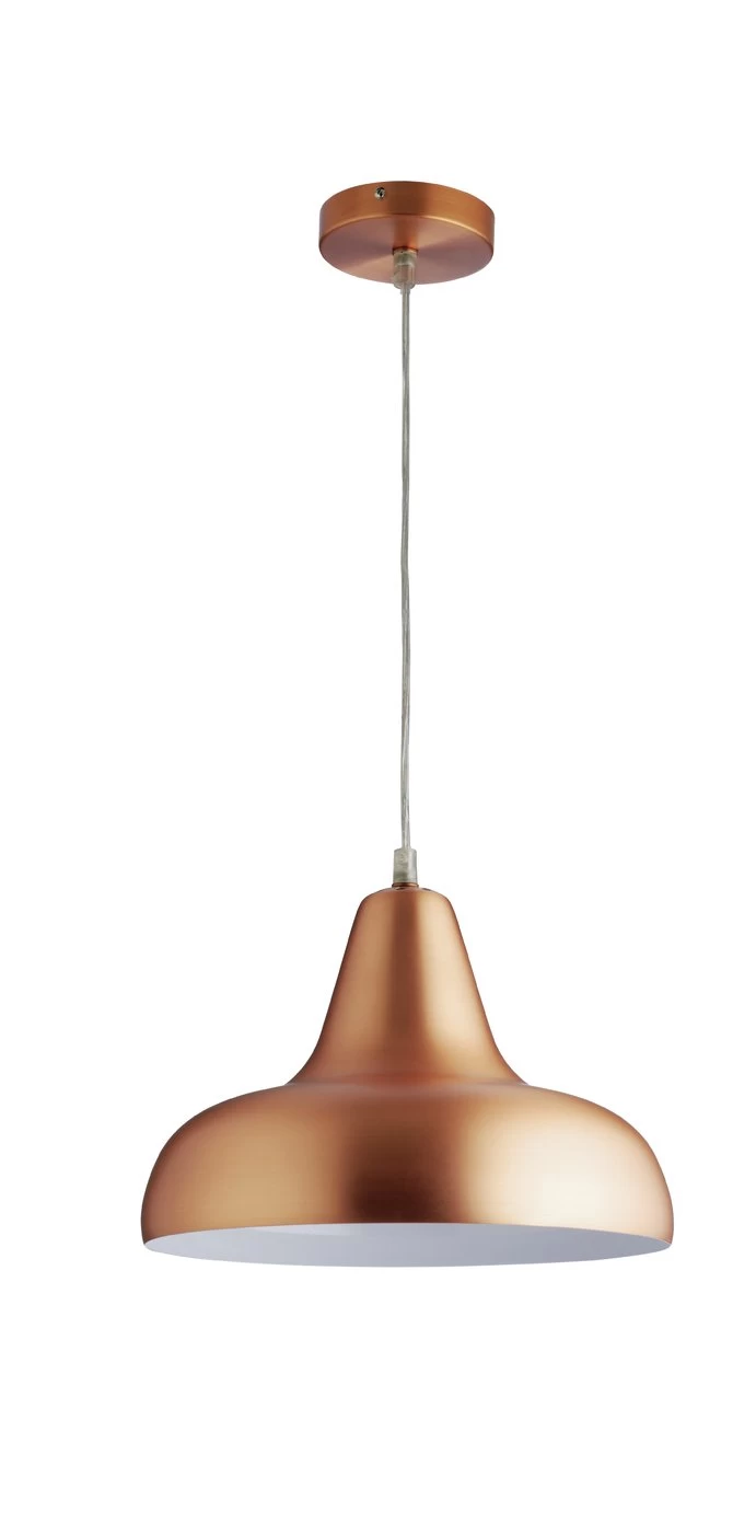 Habitat Aerial Spun Aluminium Ceiling Light - Copper 1 Habitat Aerial Spun Aluminium Ceiling Light - Copper