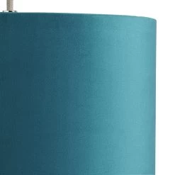 Habitat 30cm Velvet Shade - Teal -Habitat Store 9425181 R Z002A
