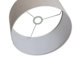 Habitat 35cm Linen Drum Shade - Oatmeal -Habitat Store 9425617 R Z003A