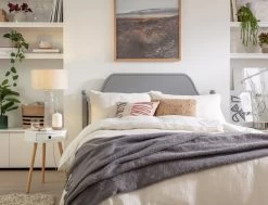 Habitat 35cm Linen Drum Shade - Oatmeal -Habitat Store 9425617 R Z004C