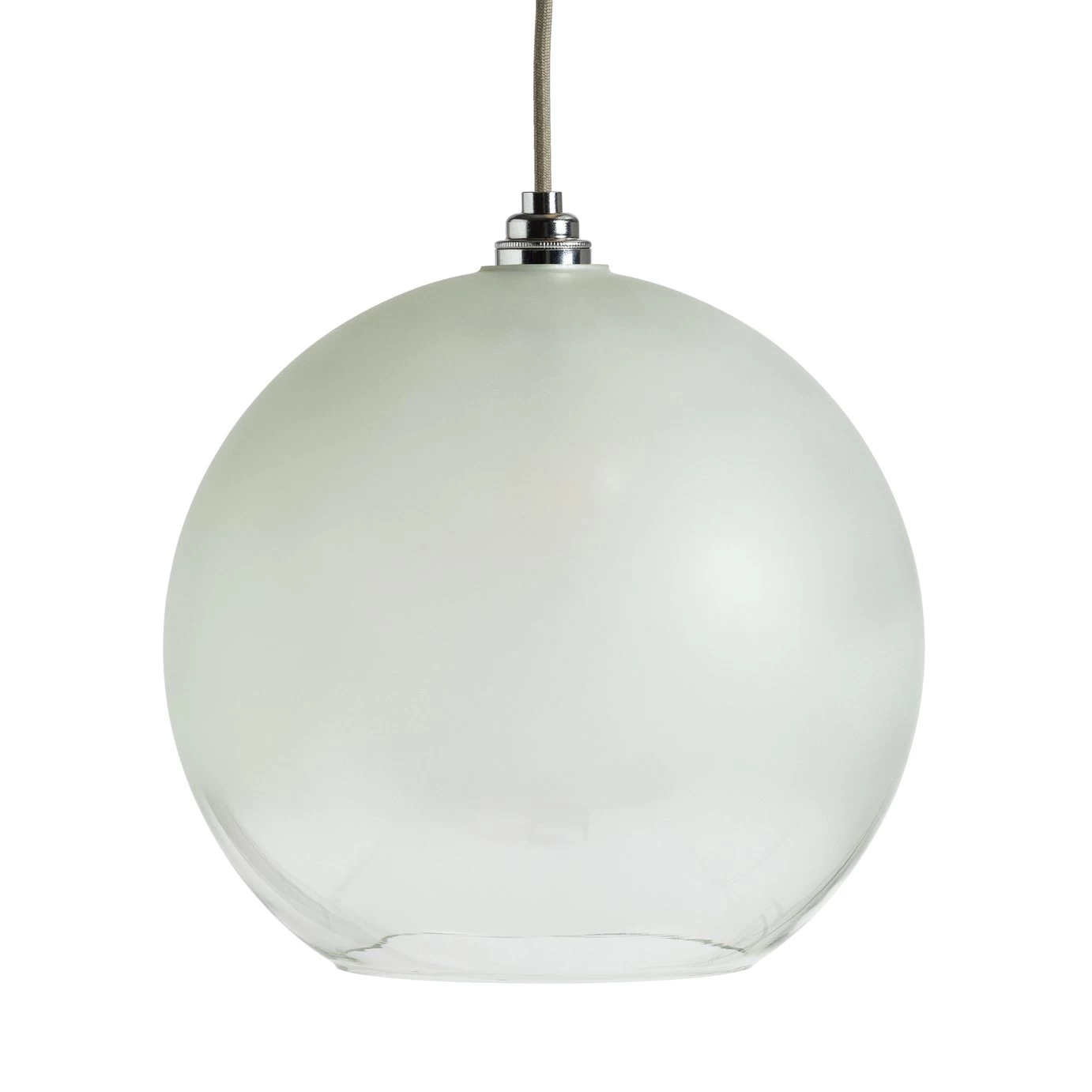 Habitat Kabaka 30cm Frosted Glass Shade - Clear 1 Habitat Kabaka 30cm Frosted Glass Shade - Clear
