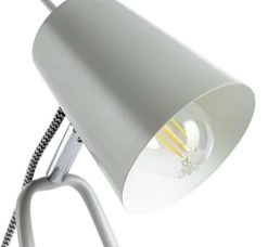 Habitat Lizzie Desk Light - Grey -Habitat Store 9443613 R Z002A
