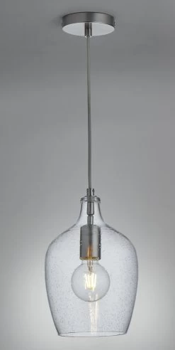 Habitat Abas Bubble Glass Pendant Light - Chrome -Habitat Store 9445769 R Z003C