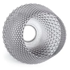 Habitat Nubia Faceted Glass Shade - Smoke Grey -Habitat Store 9453957 R Z003A