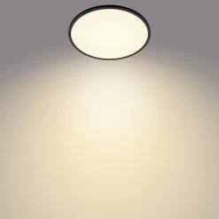Philips Super Slim Flush To Ceiling Light - Black 9 Philips Super Slim Flush To Ceiling Light - Black -Habitat Store 9454956 R Z003A