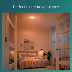 Philips Super Slim Flush To Ceiling Light - Black 13 Philips Super Slim Flush To Ceiling Light - Black -Habitat Store 9454956 R Z007A