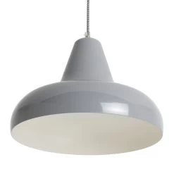 Habitat Aerial Spun Aluminium Pendant Light - Grey 7 Habitat Aerial Spun Aluminium Pendant Light - Grey -Habitat Store 9455209 R Z002A