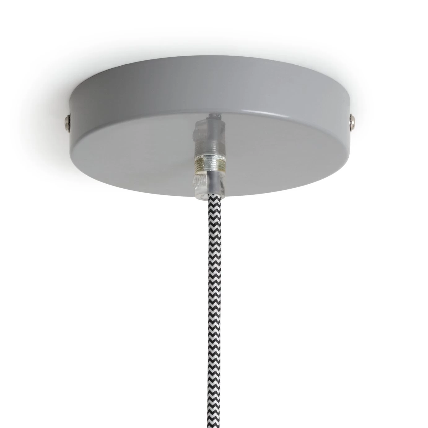 Habitat Aerial Spun Aluminium Pendant Light - Grey 4 Habitat Aerial Spun Aluminium Pendant Light - Grey - Image 4