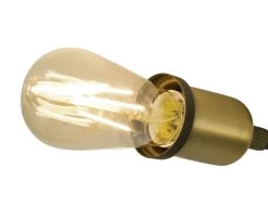 Habitat Tay 4 Light Flush To Ceiling Light - Grey & Brass -Habitat Store 9467644 R Z002A