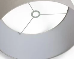 Habitat 49cm Linen Drum Shade - Oatmeal -Habitat Store 9467929 R Z003A