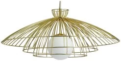 Habitat Kiso Opal 3 Tier Pendant Shade - Brass -Habitat Store 9474864 R Z004A
