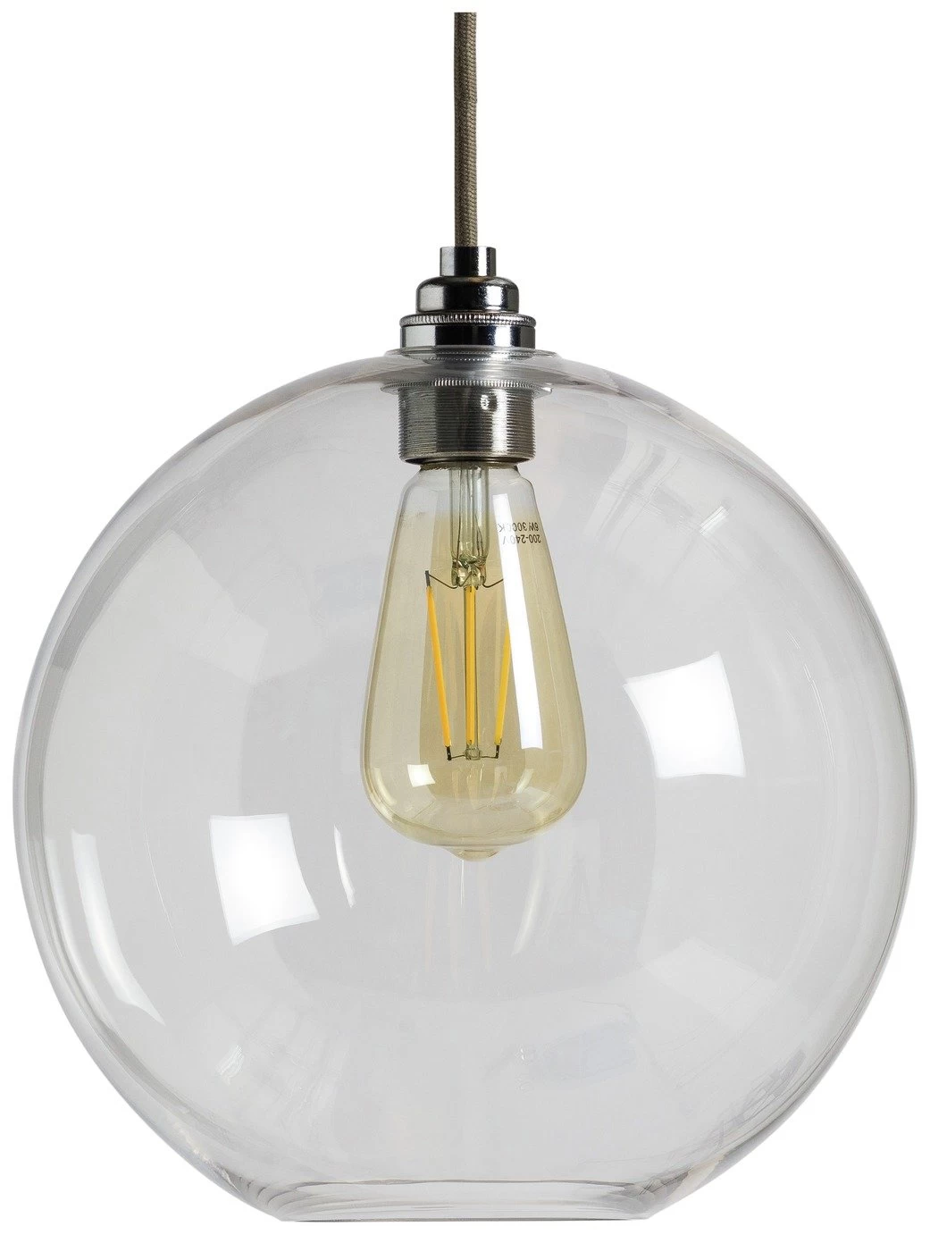 Habitat Toba Clear Pendant Glass Shade 2 Habitat Toba Clear Pendant Glass Shade - Image 2