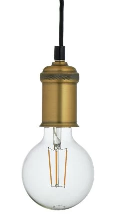 Habitat Nyos Spider 5 Light Chandelier - Black & Brass -Habitat Store 9483570 R Z002A