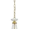 Habitat Capella Empire Chandelier - Brushed Brass