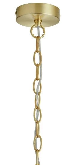 Habitat Capella Empire Chandelier - Brushed Brass -Habitat Store 9486333 R Z003A
