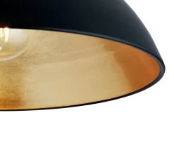 Habitat Yuno Leaf Flush To Ceiling Light - Black And Gold 8 Habitat Yuno Leaf Flush To Ceiling Light - Black And Gold -Habitat Store 9487521 R Z003A