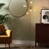 Habitat Glam 6 Light Glass Floor Lamp – Gold