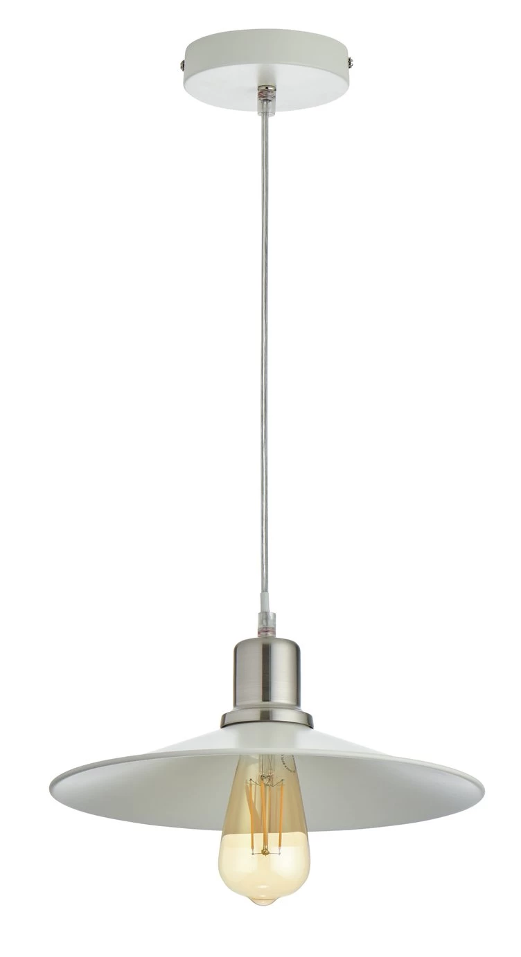 Habitat Pixie Pendant Light - Off White 1 Habitat Pixie Pendant Light - Off White