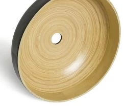 Habitat Abaya Spun Bamboo Pendant Shade - Black -Habitat Store 9501108 R Z003A