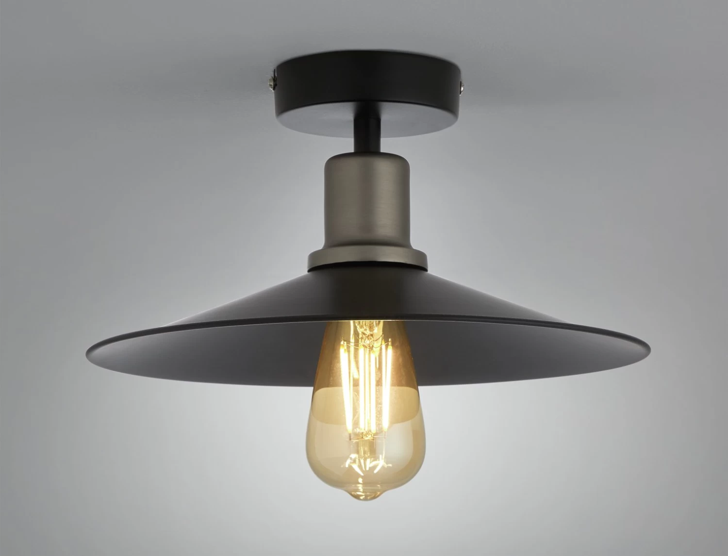 Habitat Pixie Flush To Ceiling Light - Black 8 Habitat Pixie Flush To Ceiling Light - Black - Image 8