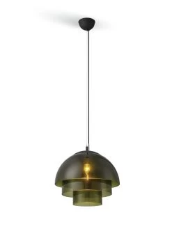 Habitat Zora 3 Tier Glass Pendant Light - Green 9 Habitat Zora 3 Tier Glass Pendant Light - Green -Habitat Store 9506639 R Z002C