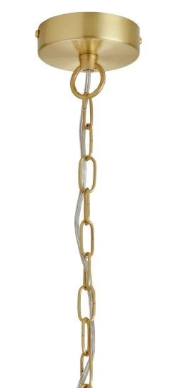 Habitat Presley Glass 8 Tier Chandelier - Brass -Habitat Store 9514449 R Z003A