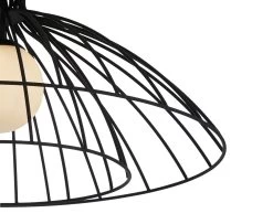 Habitat Kiso 2 Tier Opal Flush To Ceiling Light - Black -Habitat Store 9516241 R Z004A