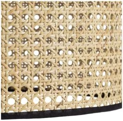 Habitat Ashi Rattan 40cm Shade - Natural & Black -Habitat Store 9519602 R Z003A