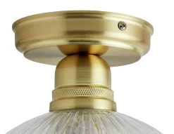 Habitat Perses Cut Glass And Brass Flush To Ceiling Light -Habitat Store 9521401 R Z002A