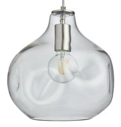 Habitat Ori Dimple Glass Pendant - Clear -Habitat Store 9525067 R Z002A