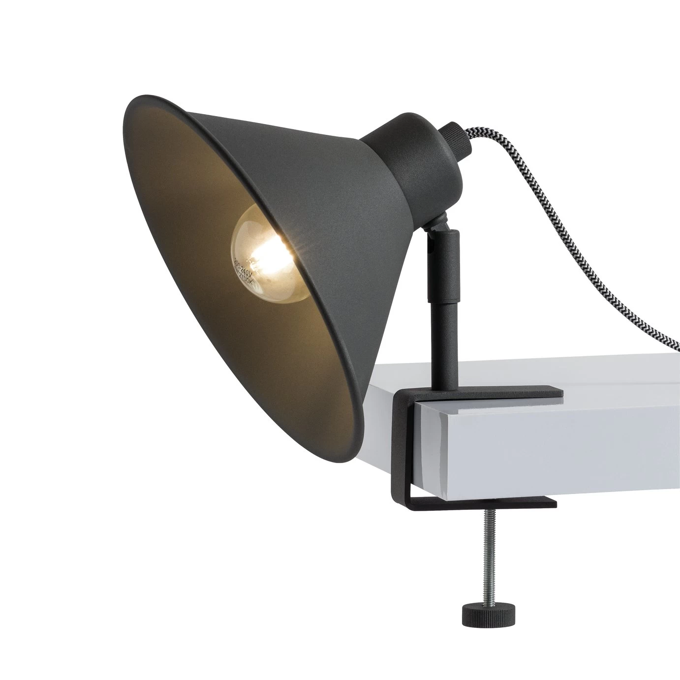 Habitat Loft Industrial Clamp Light - Charcoal 6 Habitat Loft Industrial Clamp Light - Charcoal - Image 6