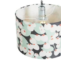 Habitat Cruz Scandi Printed 30cm Drum Shade -Habitat Store 9532287 R Z002A
