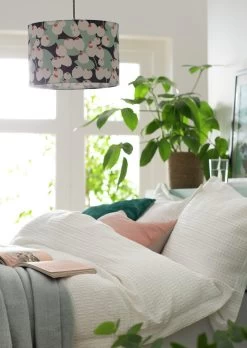 Habitat Cruz Scandi Printed 30cm Drum Shade -Habitat Store 9532287 R Z002C