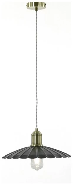 Habitat Pixie Pewter Metal Pendant Light - Nickel Finish -Habitat Store 9551835 R Z002A