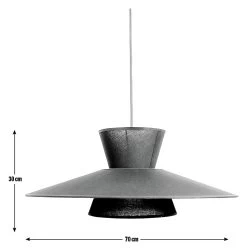 Habitat Linen Otton 2 Tier Easy Fit Shade - Black -Habitat Store 9561478 R E001