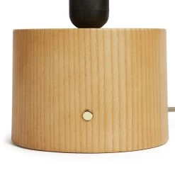 Habitat Modern Scandi Touch Table Lamp - Ash Grey & Oak -Habitat Store 9561887 R Z003A