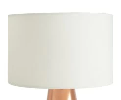 Habitat Abono Steel LED Table Lamp - Copper & Cream -Habitat Store 9571884 R Z002A