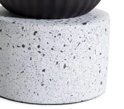 Habitat Rallie Smoked Glass Terrazzo Table Lamp – Grey -Habitat Store 9595396 R Z003A