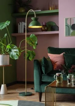 Habitat Dasni Floor Lamp - Marble & Brass -Habitat Store 9598867 R Z002C