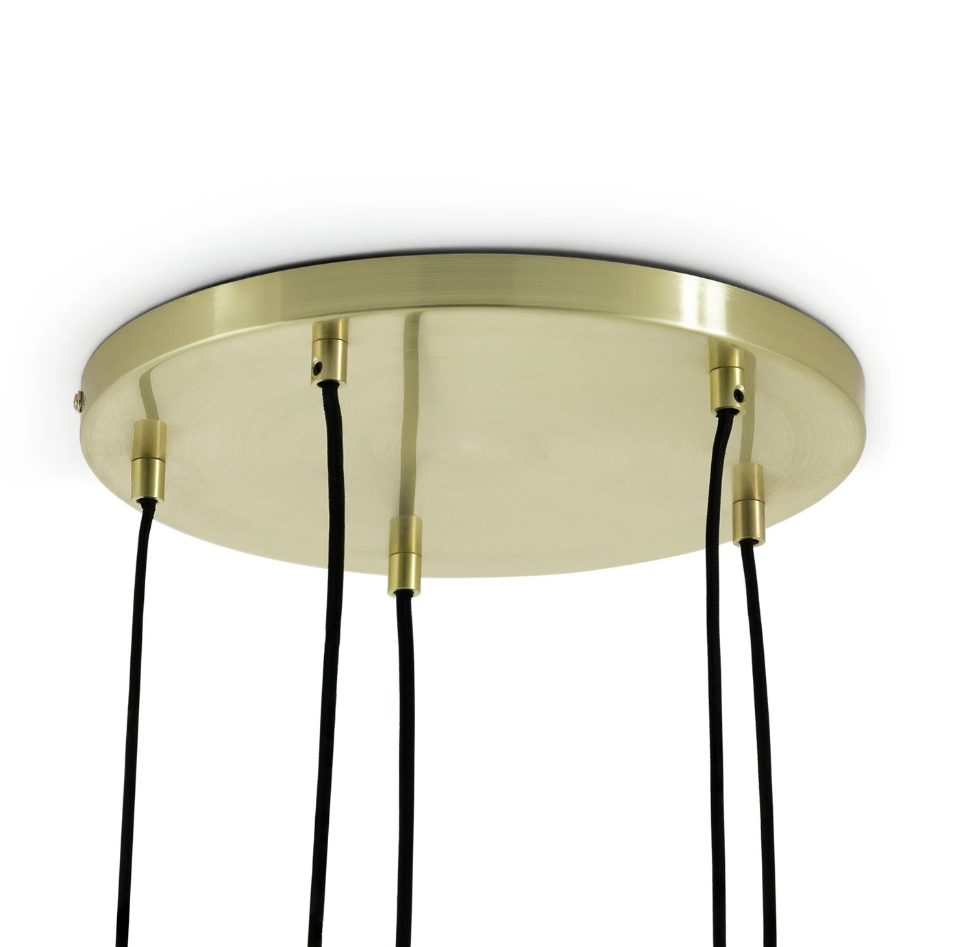 Habitat Webb 5 Light Cluster Pendant - Glass & Brass 4 Habitat Webb 5 Light Cluster Pendant - Glass & Brass - Image 4
