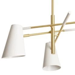 Habitat Vesper Cone 3 Light Ceiling Pendant - White -Habitat Store 9607813 R Z002A