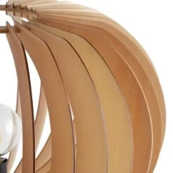 Habitat Achille Ash Wooden Tripod Floor Lamp - Oak -Habitat Store 9615489 R Z002A