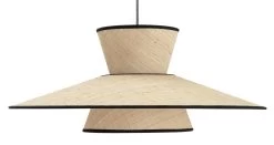 Habitat Otto 2 Tier Pendant Shade - Natural -Habitat Store 9636561 R Z002C